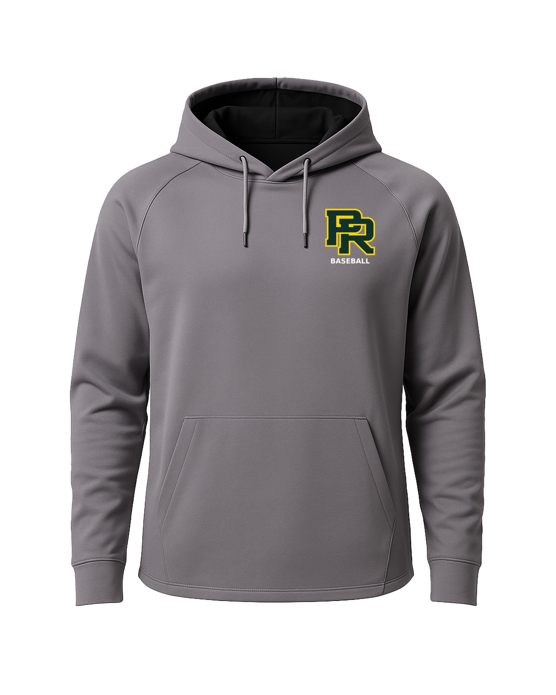 Proctor Baseball - Gray Hoodie - Left Chest