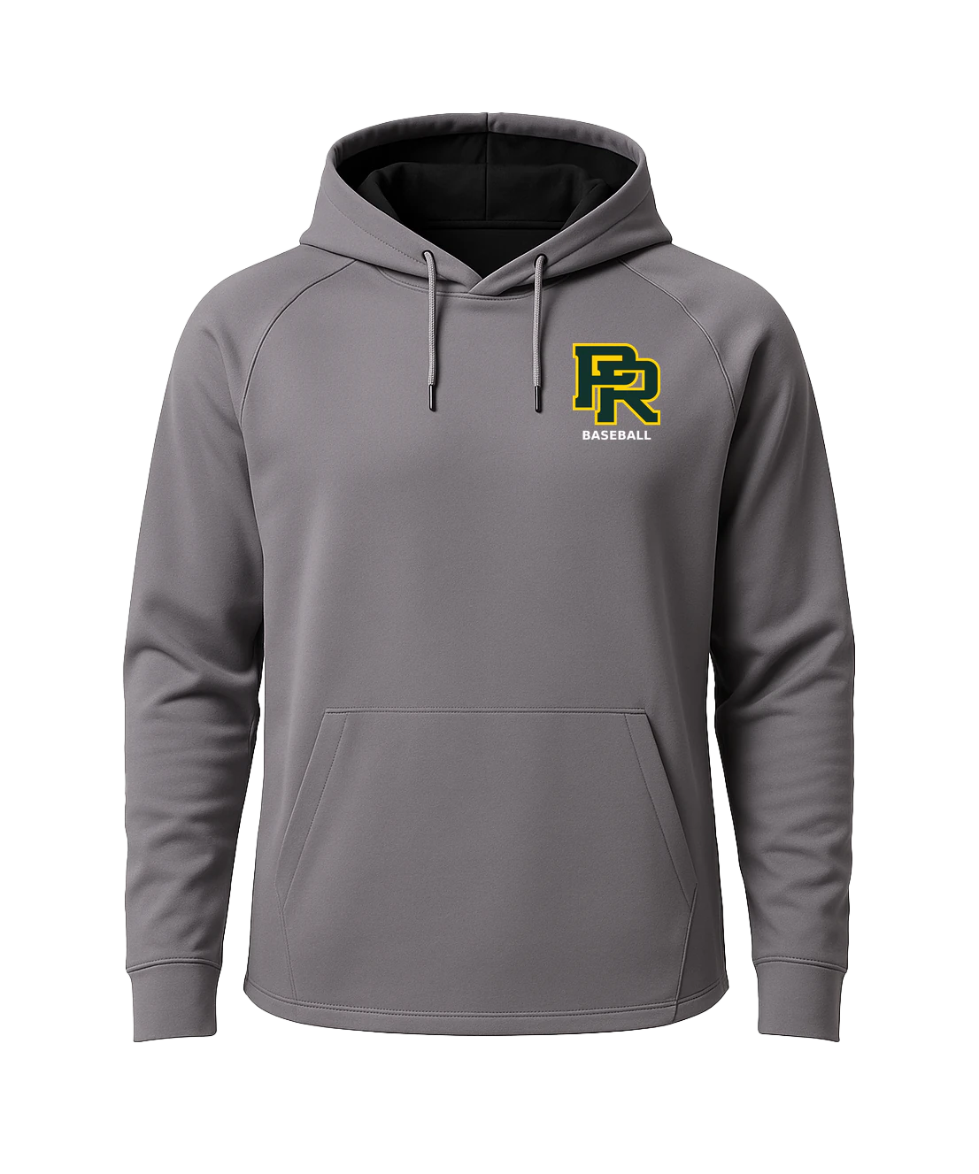 Proctor Baseball - Gray Hoodie - Left Chest