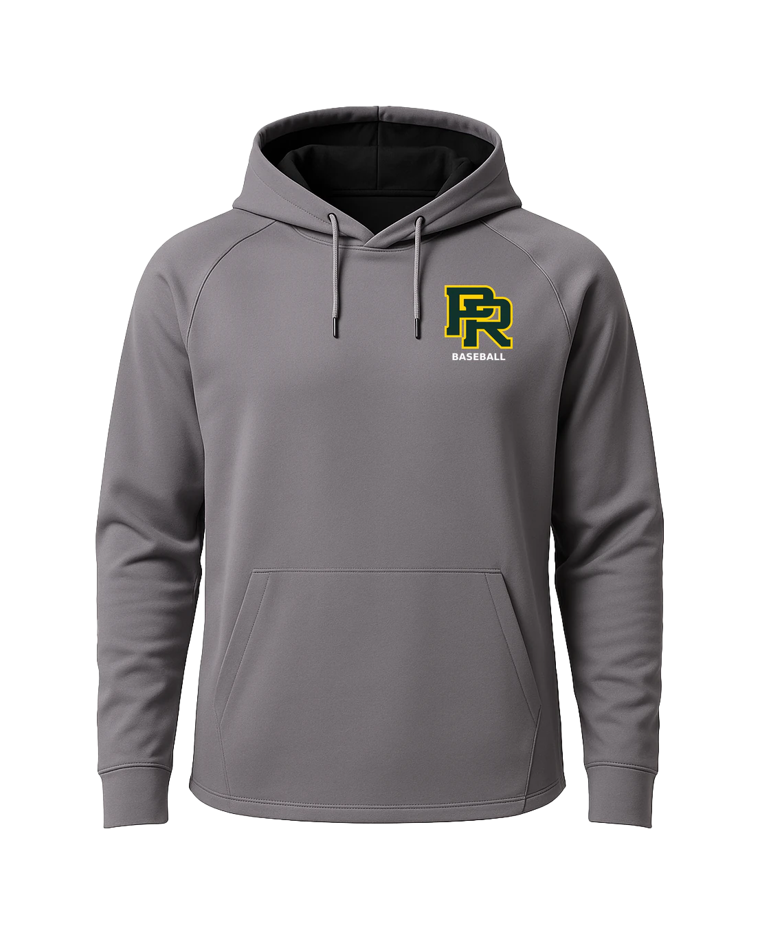 Proctor Baseball - Gray Hoodie - Left Chest