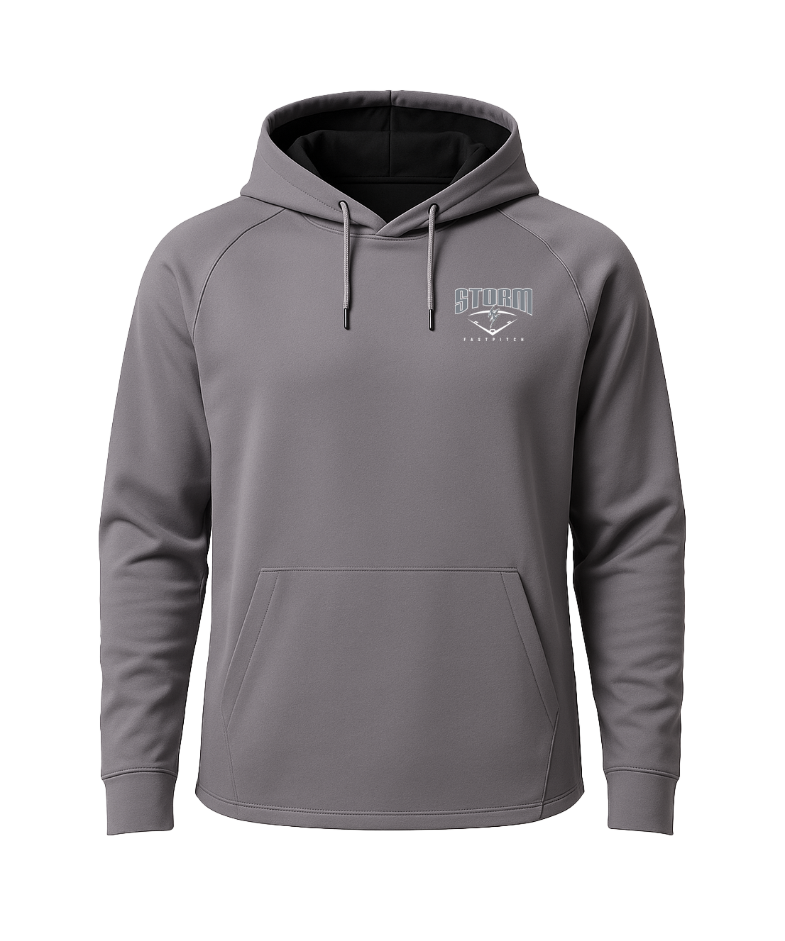 BW Softball - Gray Hoodie - Left Chest