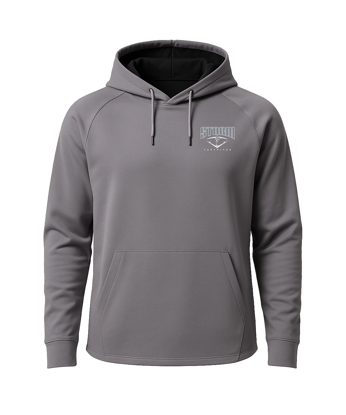 BW Softball - Gray Hoodie - Left Chest