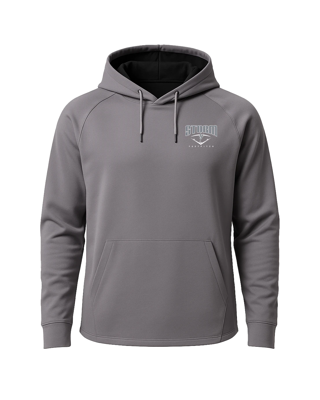 BW Softball - Gray Hoodie - Left Chest