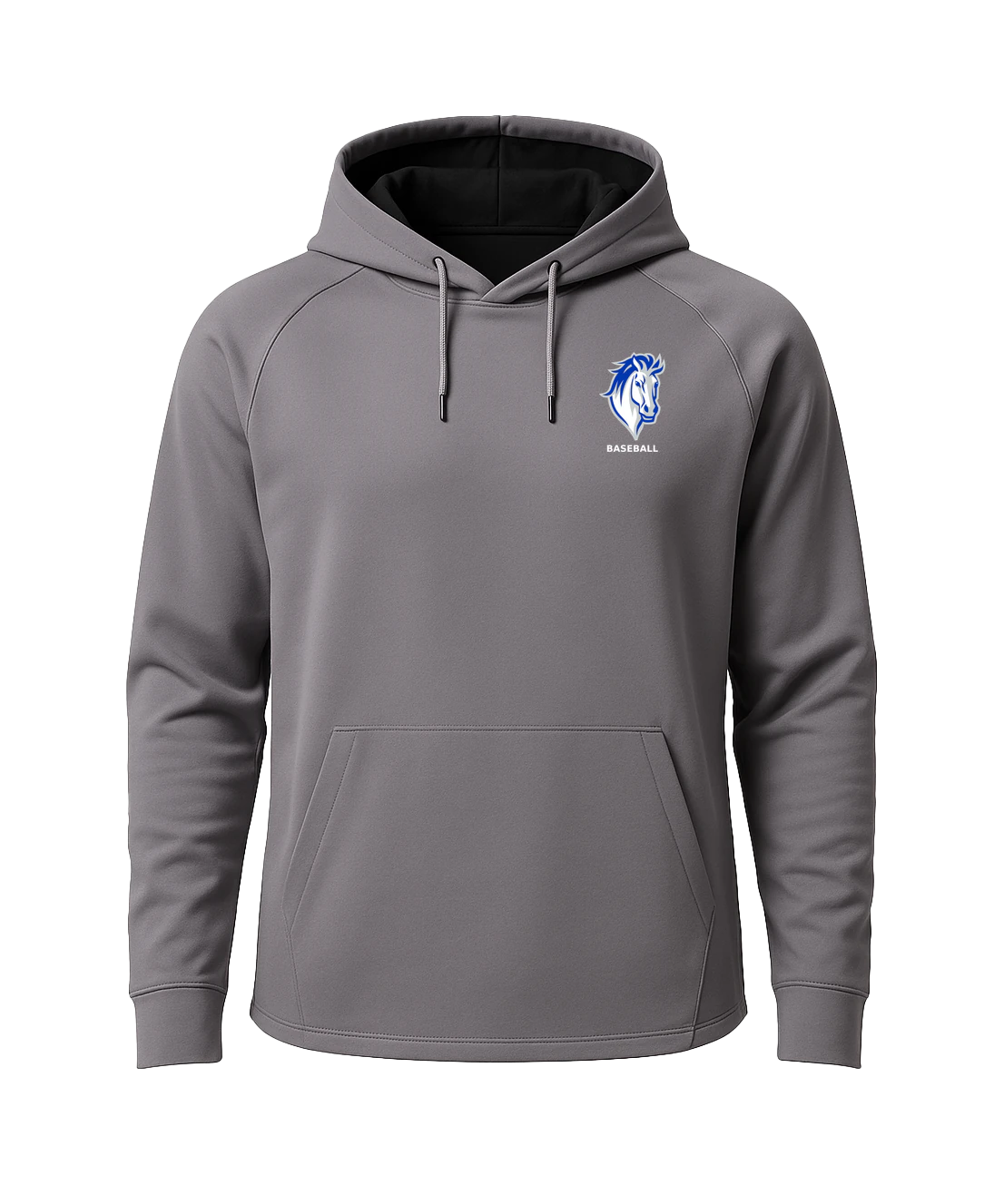 Mora Baseball - Gray Hoodie - Left Chest