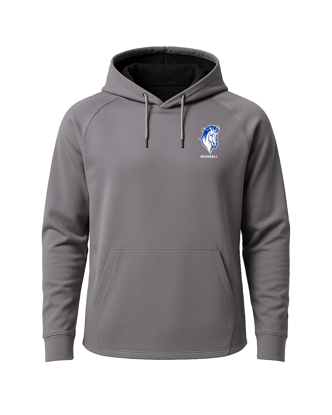 Mora Baseball - Gray Hoodie - Left Chest