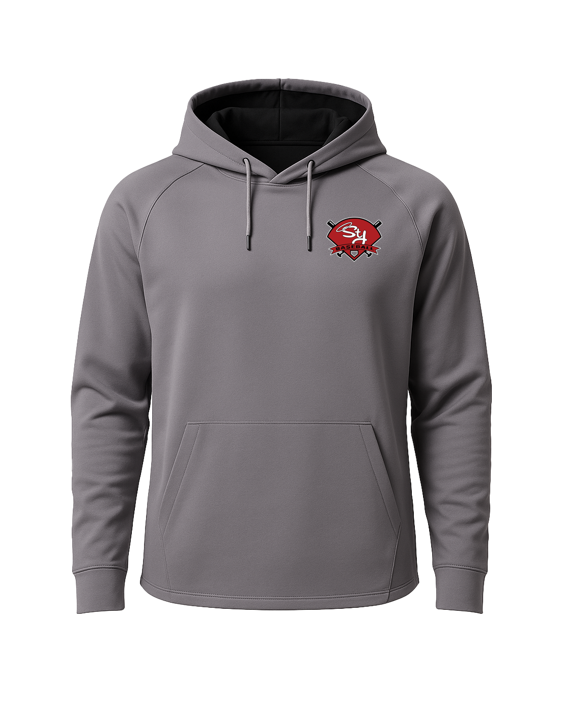 St. James Baseball - Gray Hoodie - Left Chest