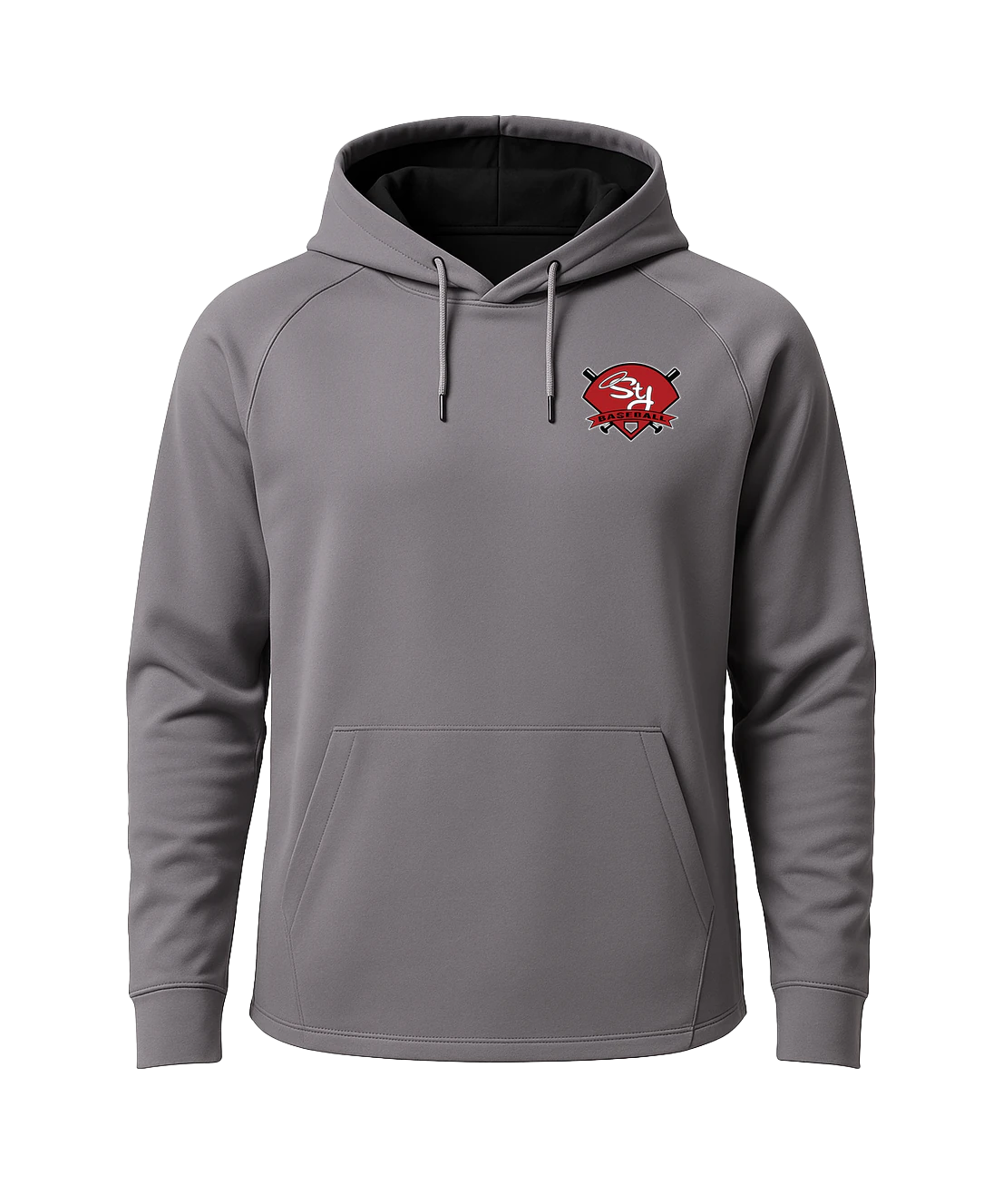 St. James Baseball - Gray Hoodie - Left Chest