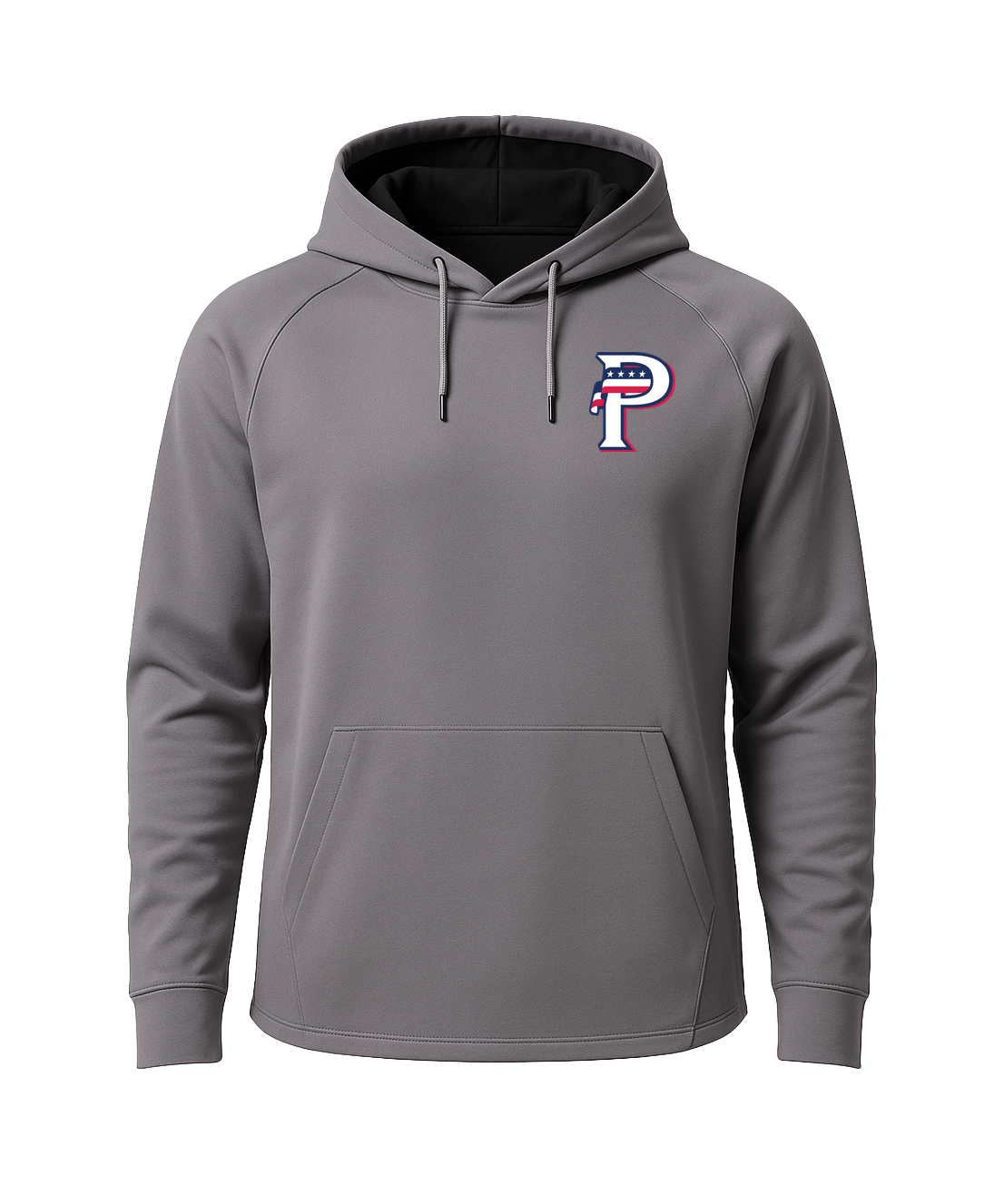 USA BASEBALL - Gray Hoodie - Left Chest