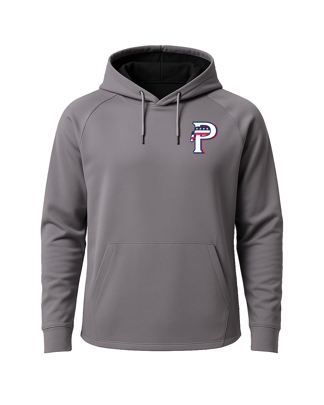 USA BASEBALL - Gray Hoodie - Left Chest