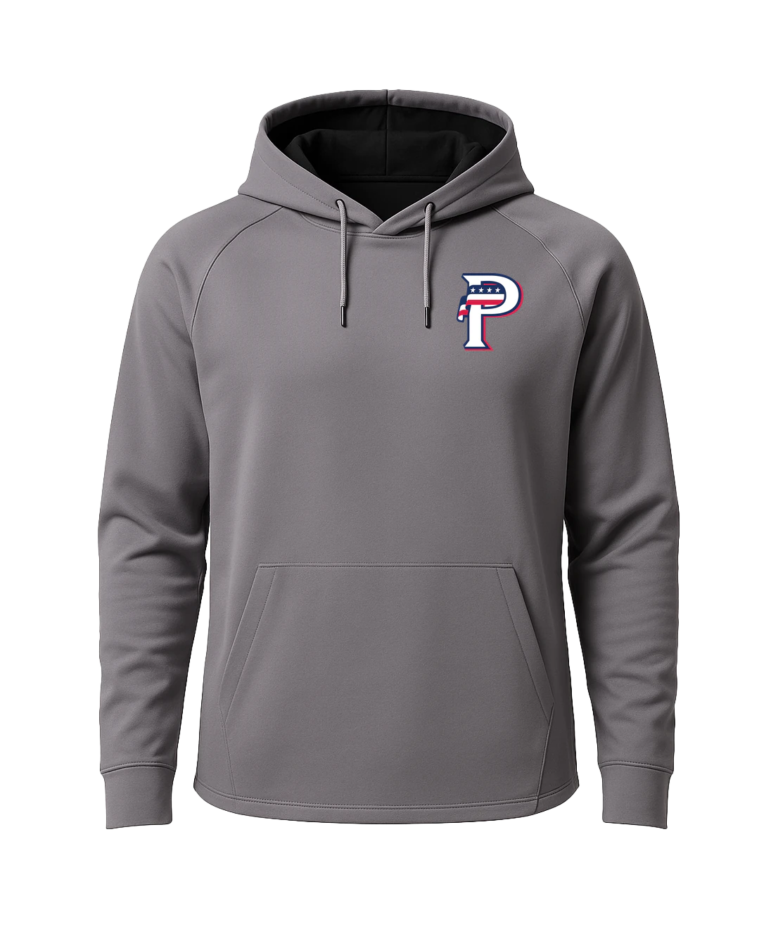 USA BASEBALL - Gray Hoodie - Left Chest