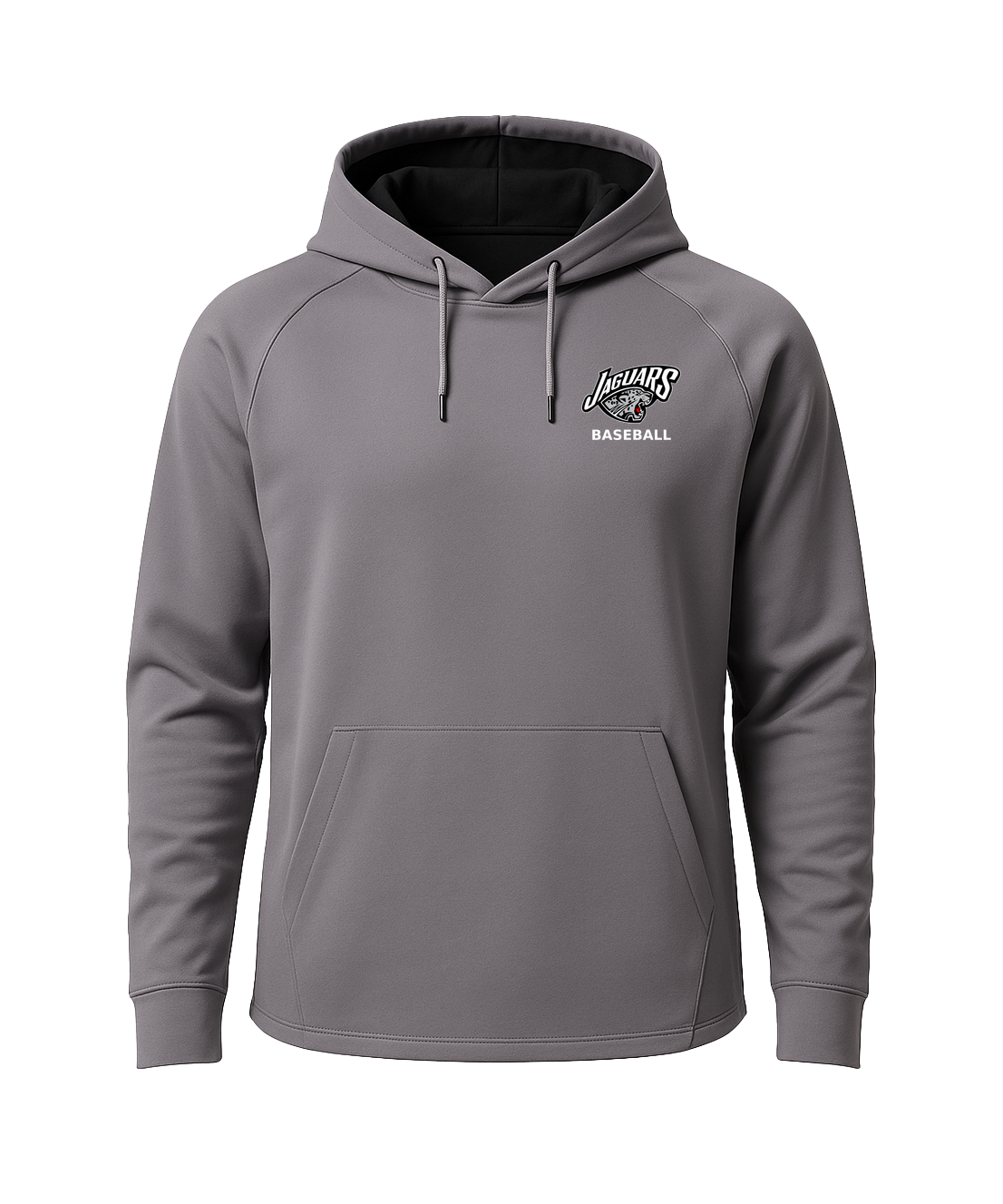 Hinckley Finlayson Baseball - Gray Hoodie - Left Chest