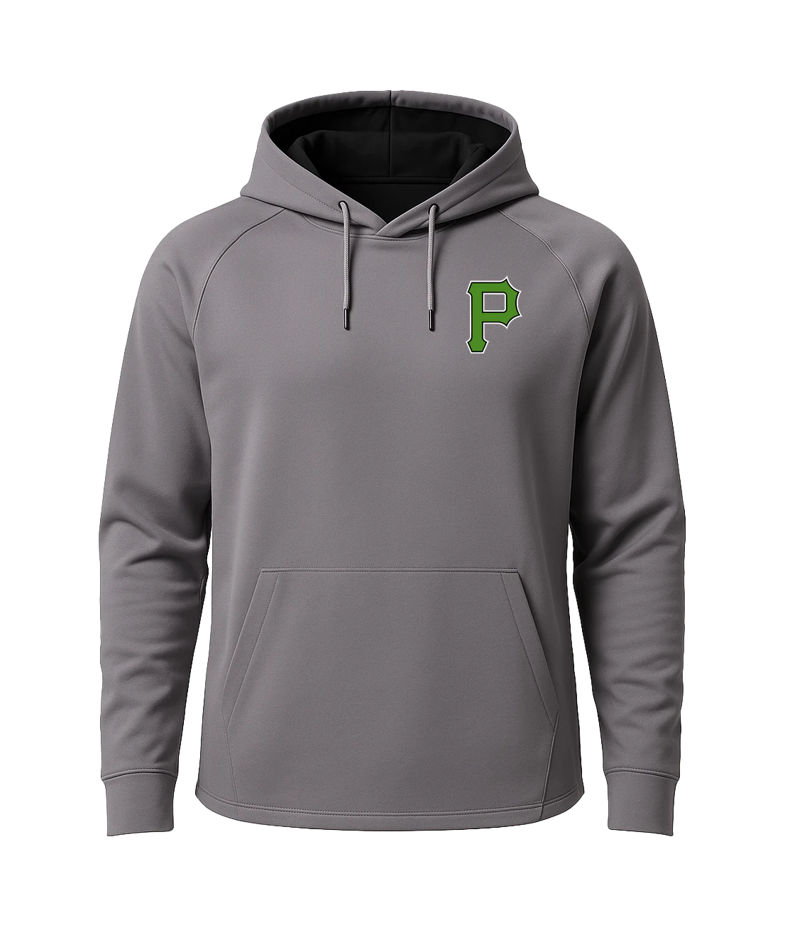 Pipestone Softball - Gray Hoodie - Left Chest