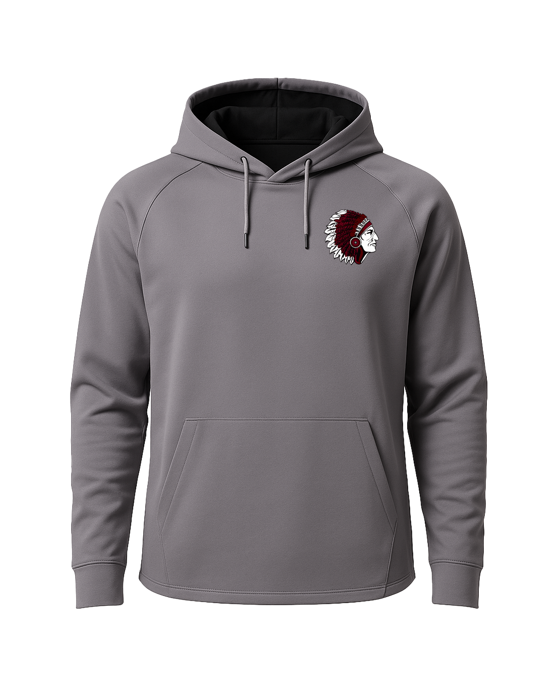 Broken Bow Spring Sports - Gray Hoodie - Left Chest