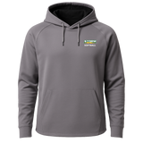 Sauk Rapids Rice Softball - Gray Hoodie - Left Chest