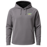 Sauk Rapids Rice Softball - Gray Hoodie - Left Chest