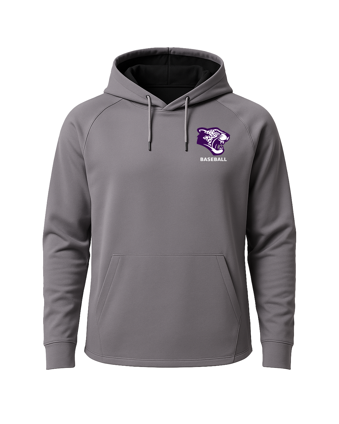 Truman Baseball - Gray Hoodie - Left Chest