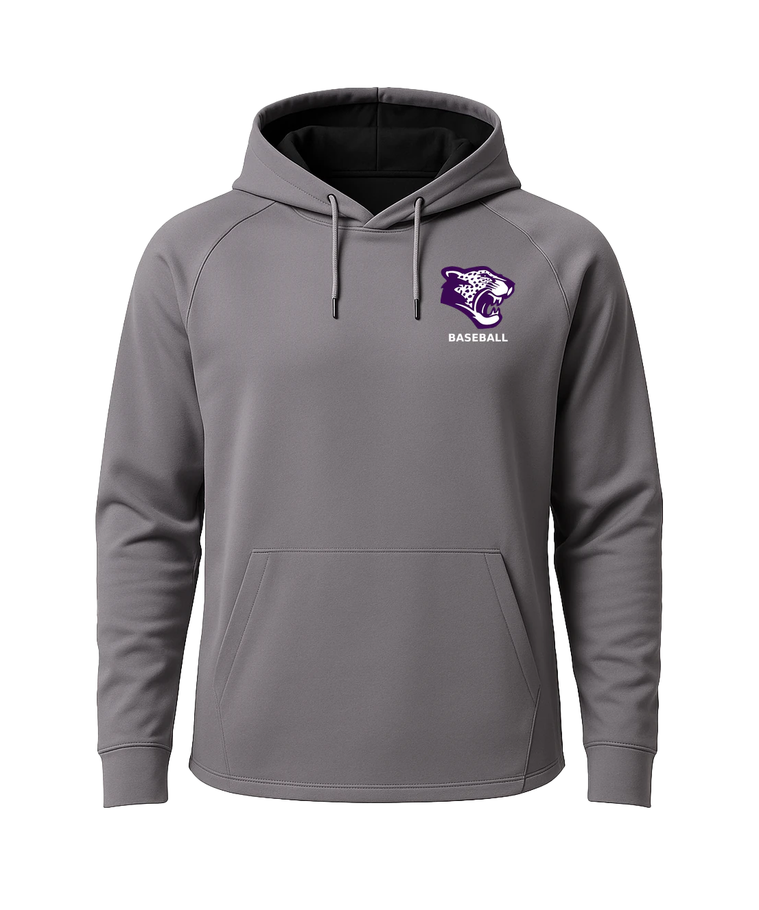 Truman Baseball - Gray Hoodie - Left Chest