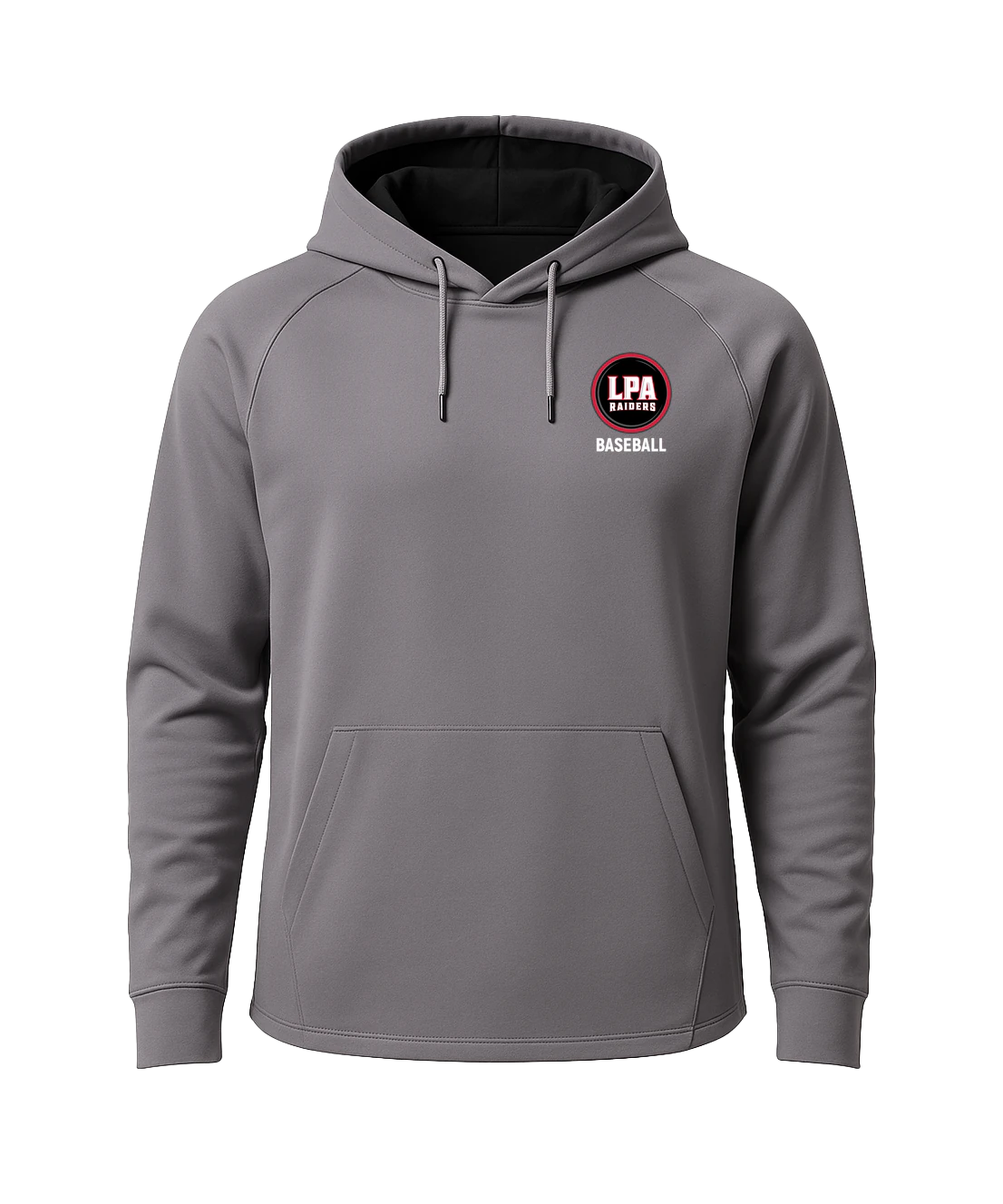 LPA BASEBALL - Gray Hoodie - Left Chest