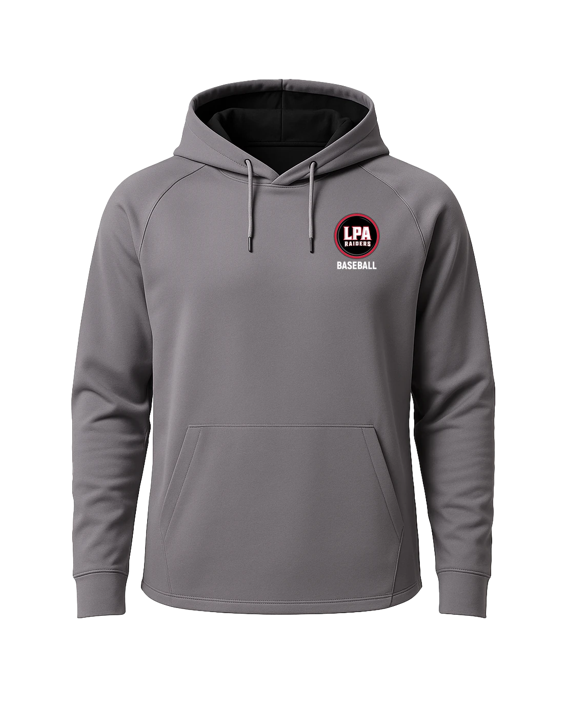 LPA BASEBALL - Gray Hoodie - Left Chest