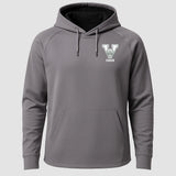 Xavier Football - Gray Hoodie - Left Chest