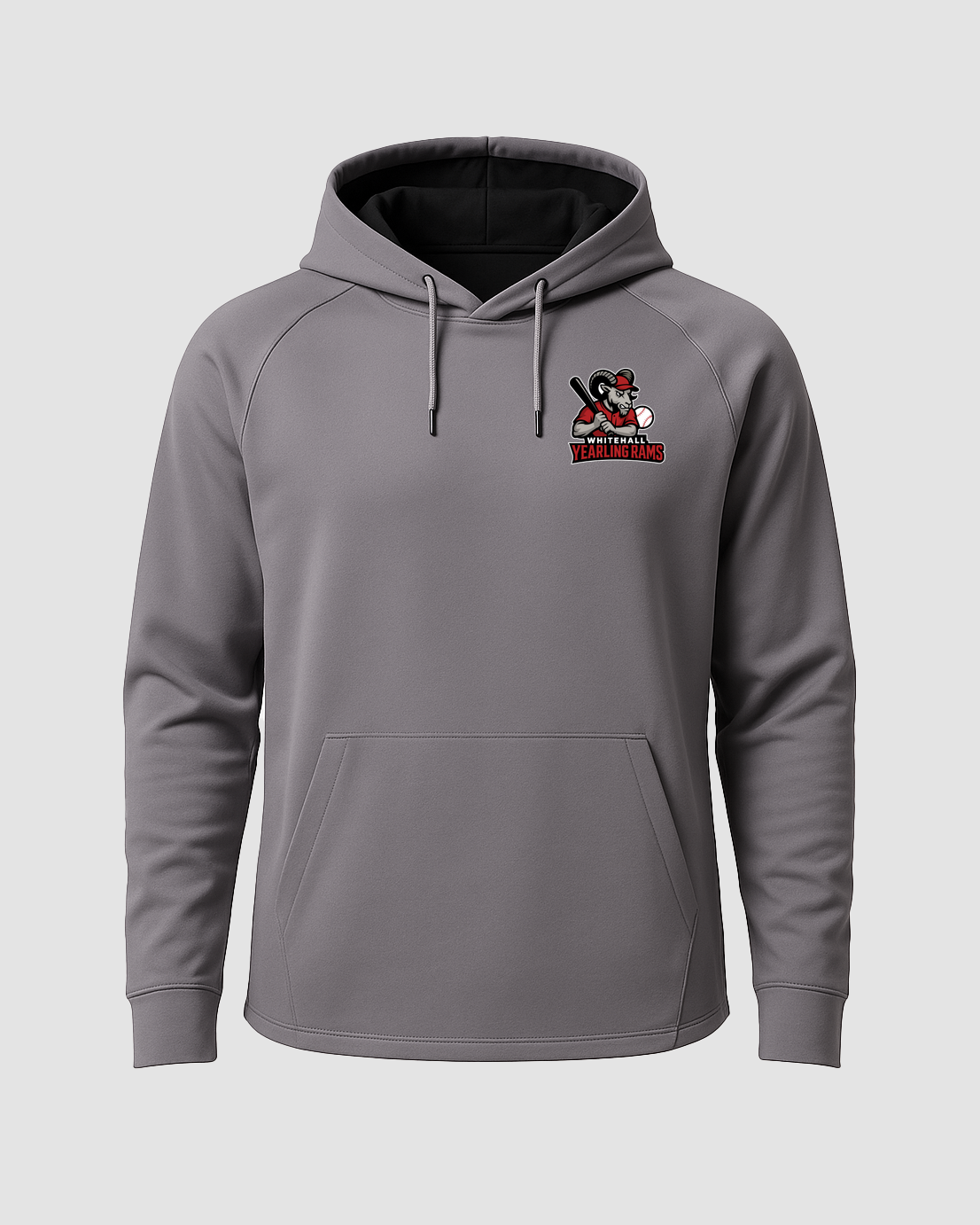 Grant Testing - Gray Hoodie - Left Chest