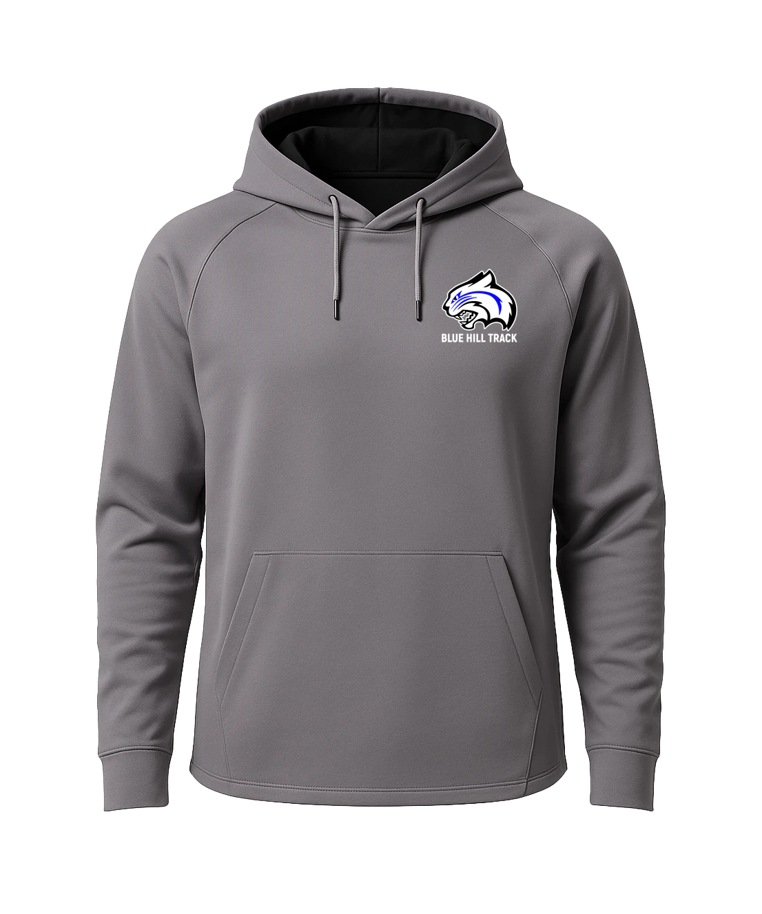 Blue Hill High School - Gray Hoodie - Left Chest