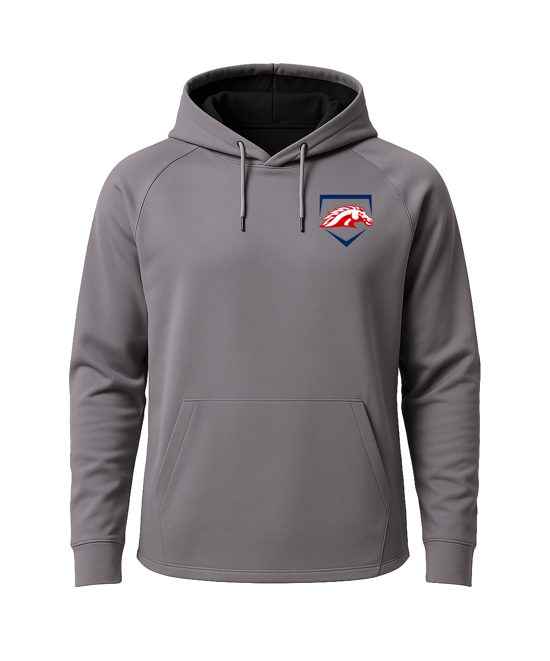 Morrison Baseball - Gray Hoodie - Left Chest