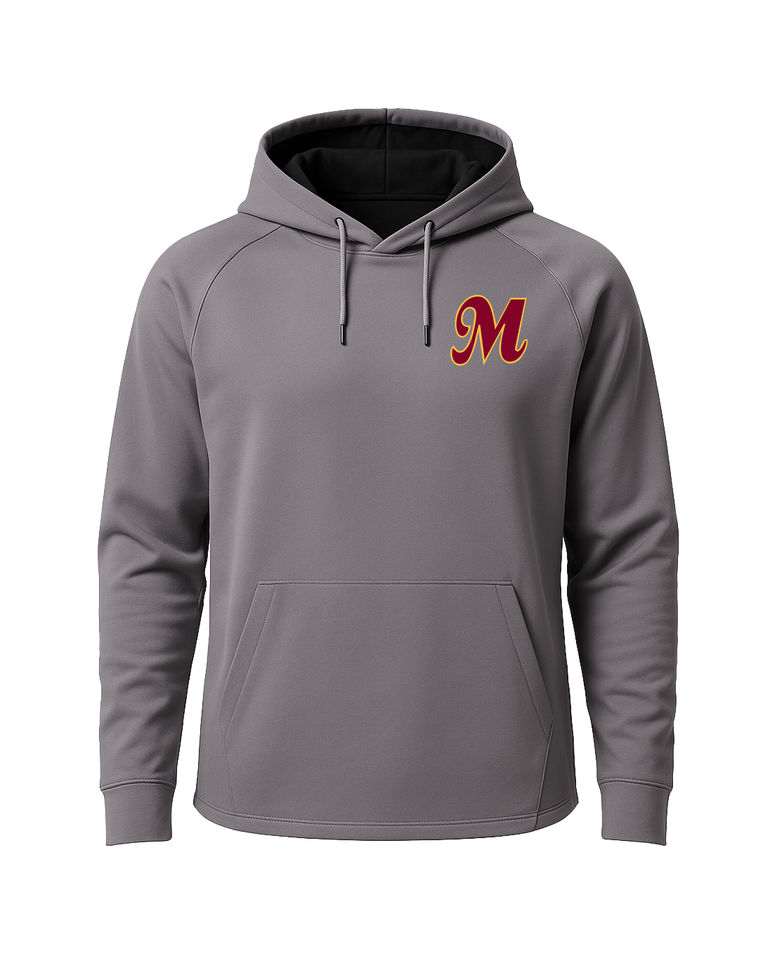 Mankato Area Youth Baseball Association - Gray Hoodie - Left Chest