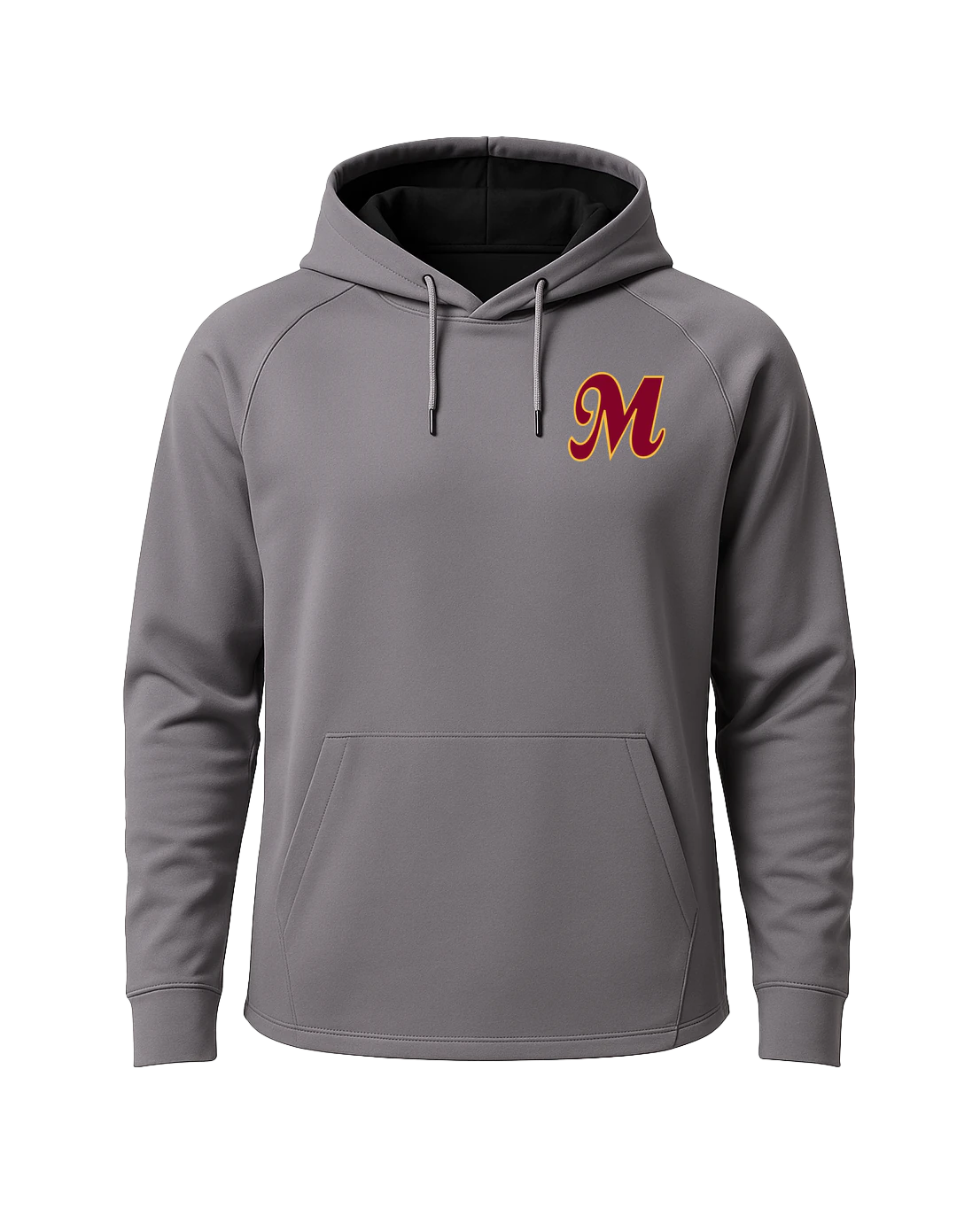 Mankato Area Youth Baseball Association - Gray Hoodie - Left Chest