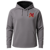 Mankato Area Youth Baseball Association - Gray Hoodie - Left Chest