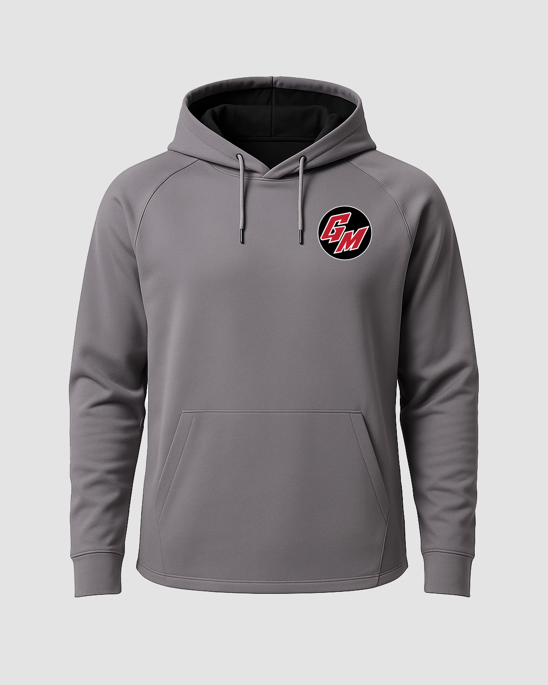 Ghostfit Sports Testing 2 - Gray Hoodie - Left Chest
