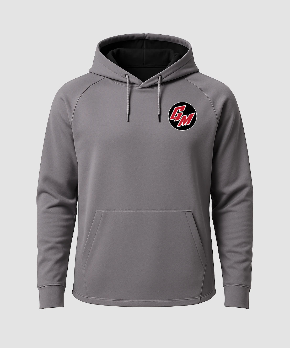 Ghostfit Sports Testing 2 - Gray Hoodie - Left Chest