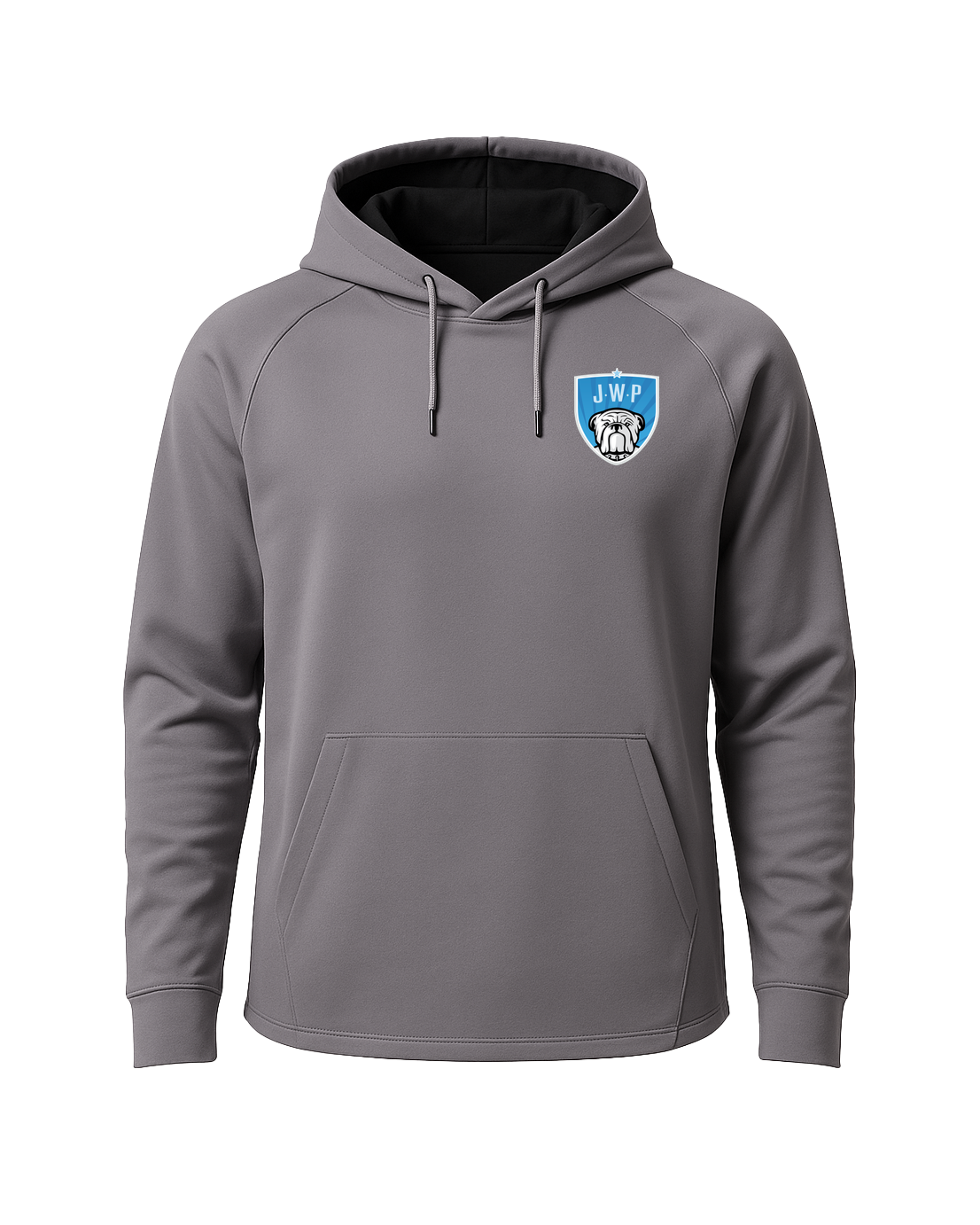 JWP Youth Baseball and Softball - Gray Hoodie - Left Chest