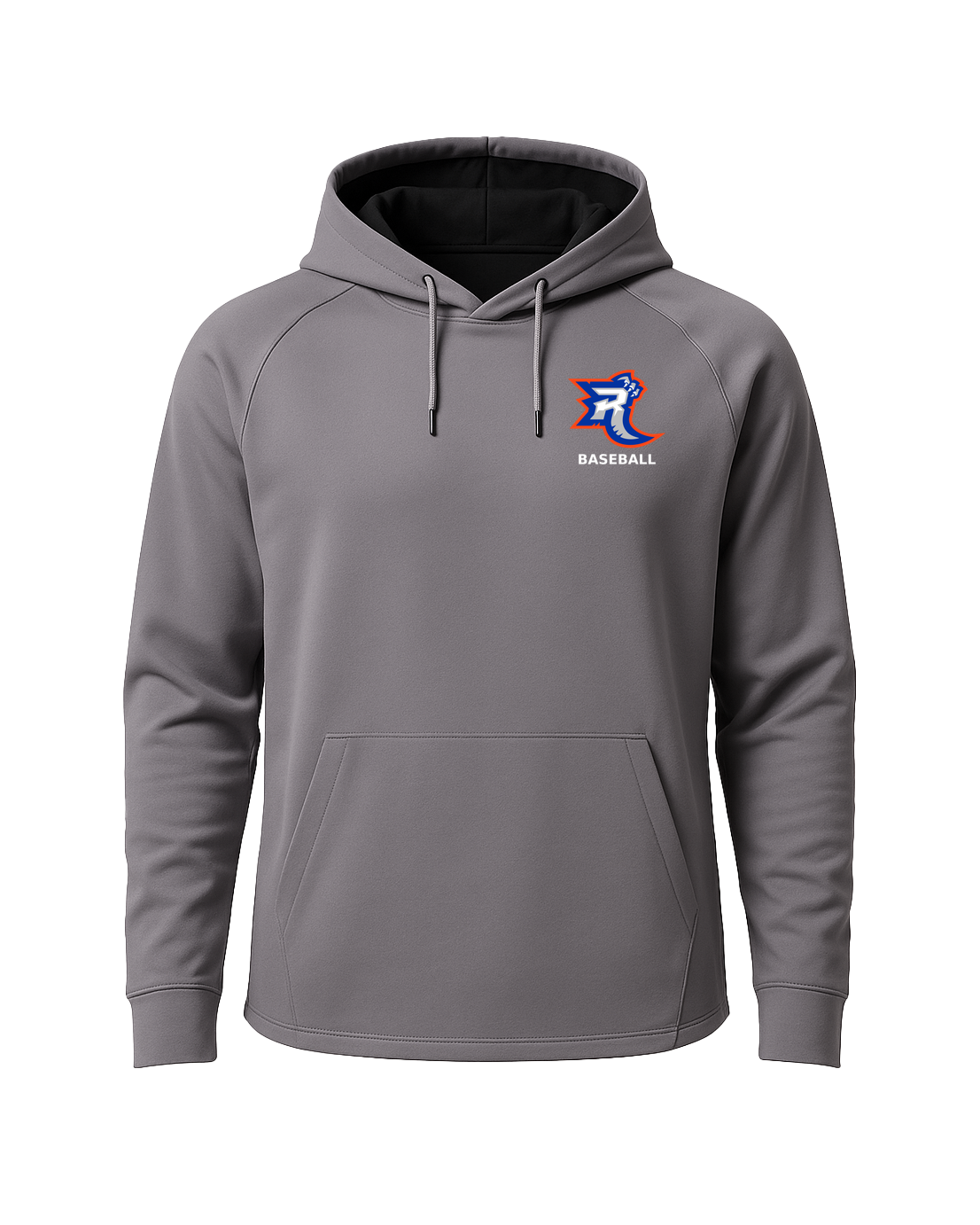 Carlton Wrenshall Baseball - Gray Hoodie - Left Chest