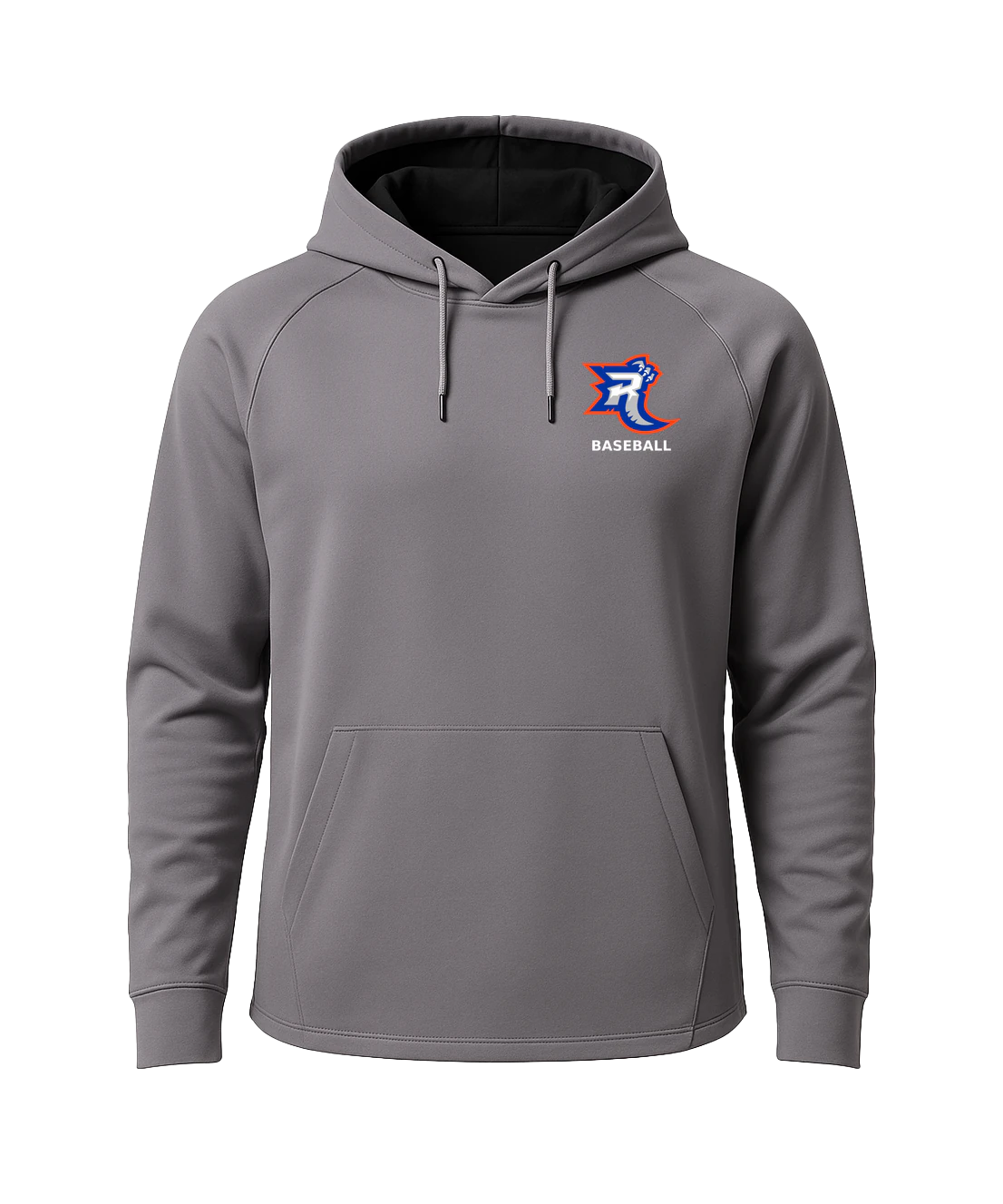 Carlton Wrenshall Baseball - Gray Hoodie - Left Chest