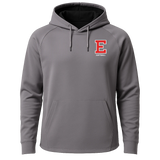 Duluth East Softball - Gray Hoodie - Left Chest