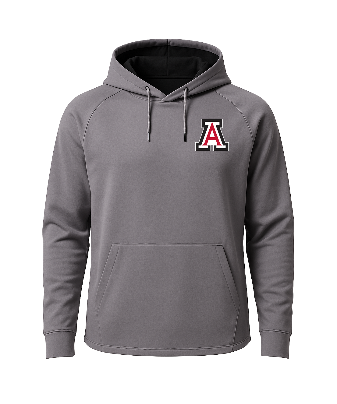 Amboy Baseball - Gray Hoodie - Left Chest