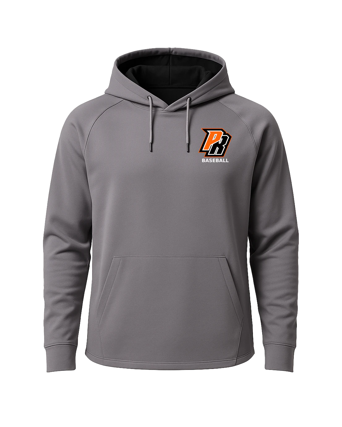 Park Rapids Baseball - Gray Hoodie - Left Chest