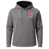 Duluth East Baseball - Gray Hoodie - Left Chest
