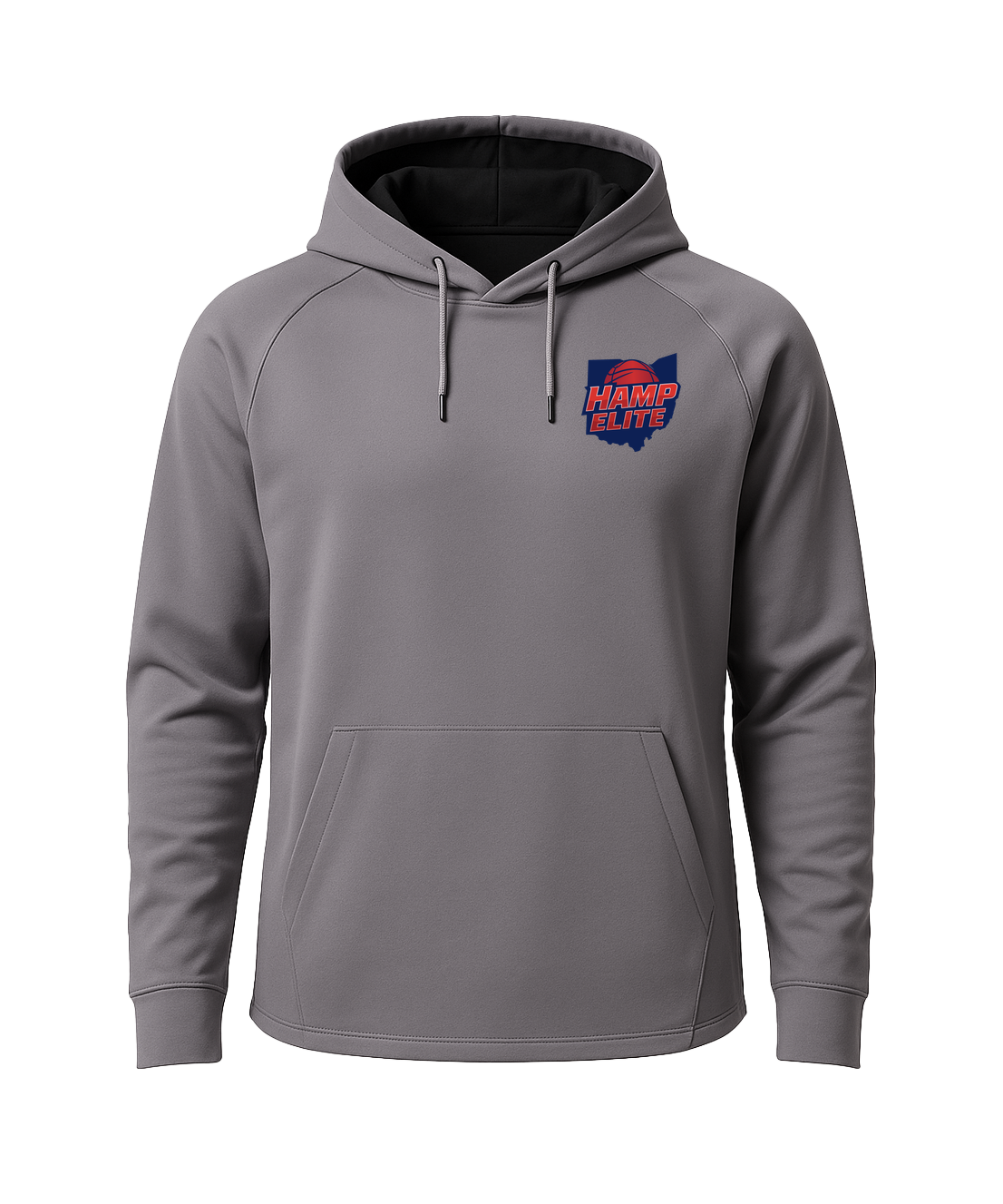 Hemp Elite - Gray Hoodie - Left Chest