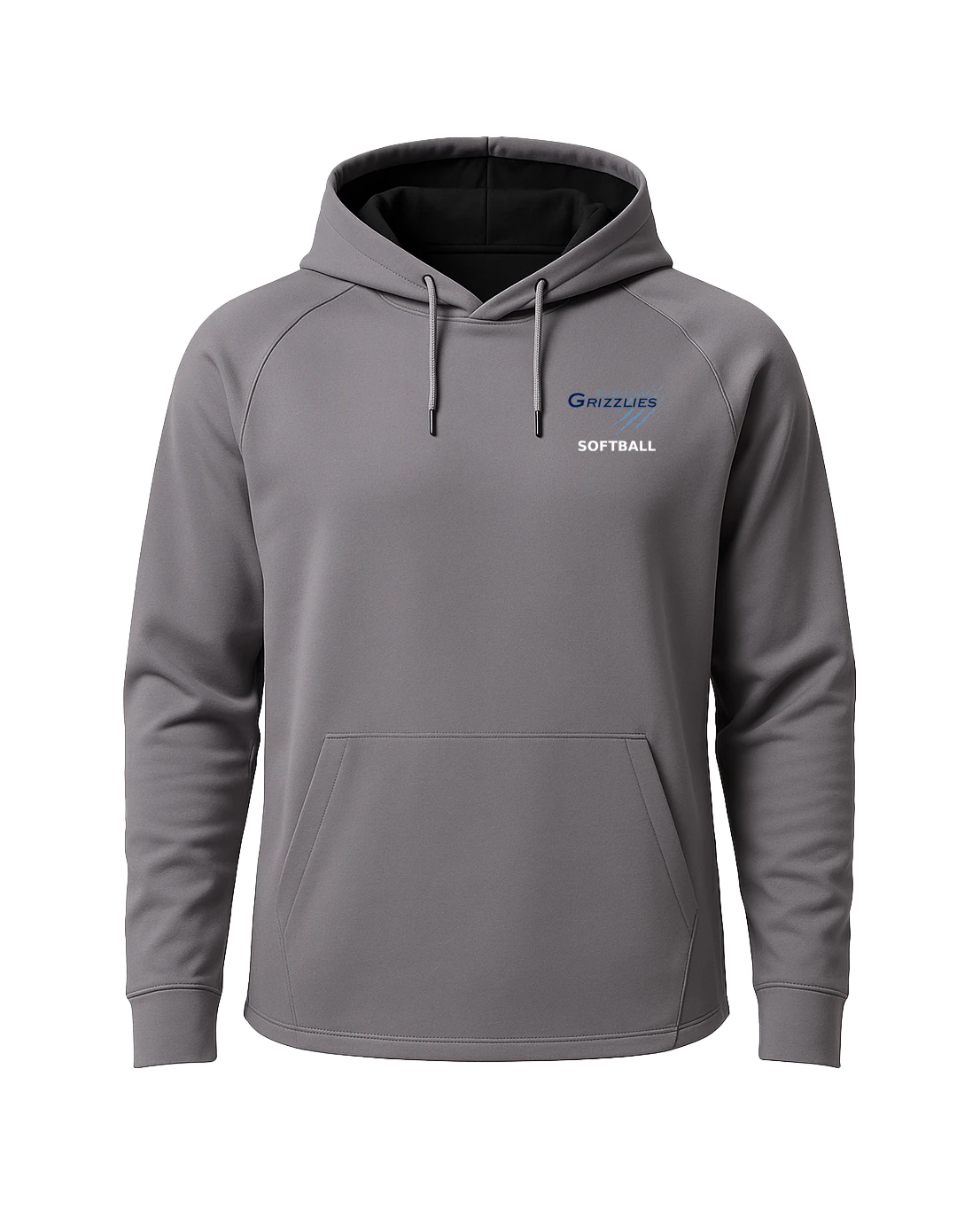 North Woods Softball - Gray Hoodie - Left Chest