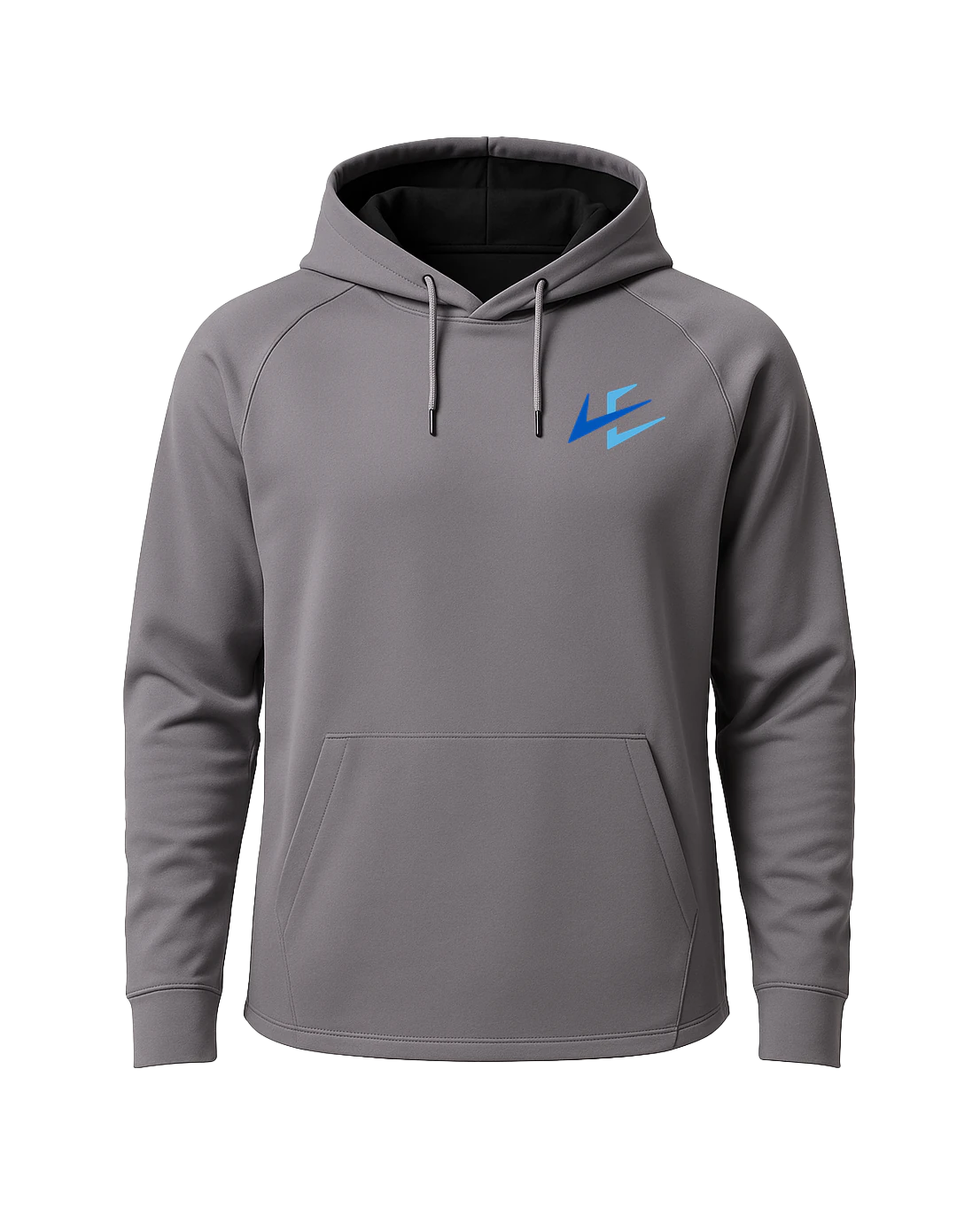 Leading Edge Rep Store - Gray Hoodie - Left Chest