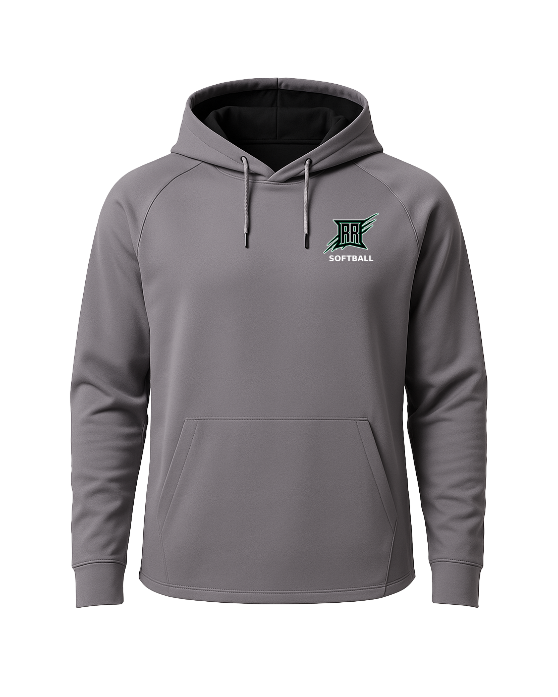 Rock Ridge Softball - Gray Hoodie - Left Chest