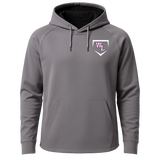 Wisconsin Lutheran Baseball - Gray Hoodie - Left Chest