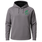 La Crescent Softball - Gray Hoodie - Left Chest