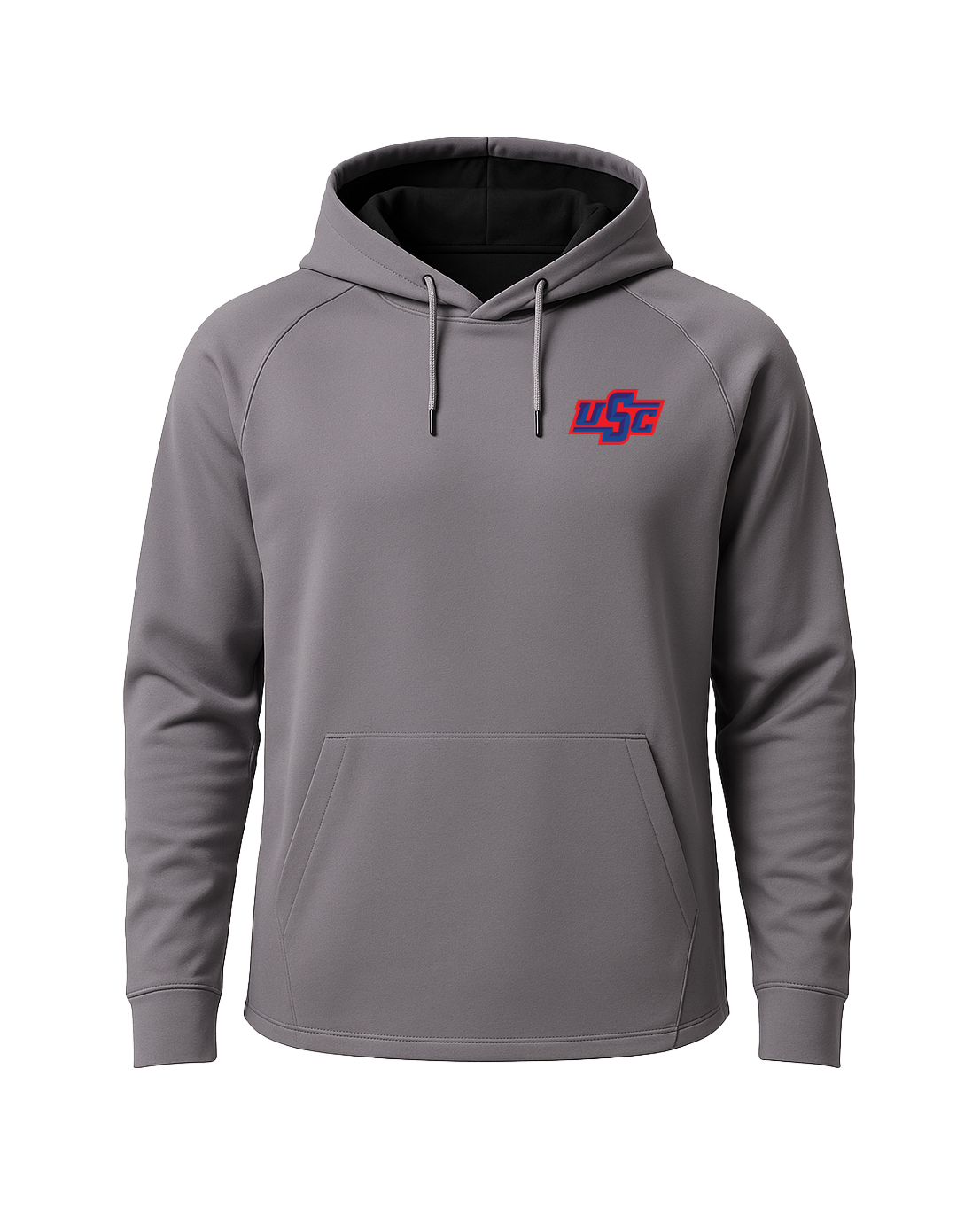 Wells Baseball & Softball - Gray Hoodie - Left Chest