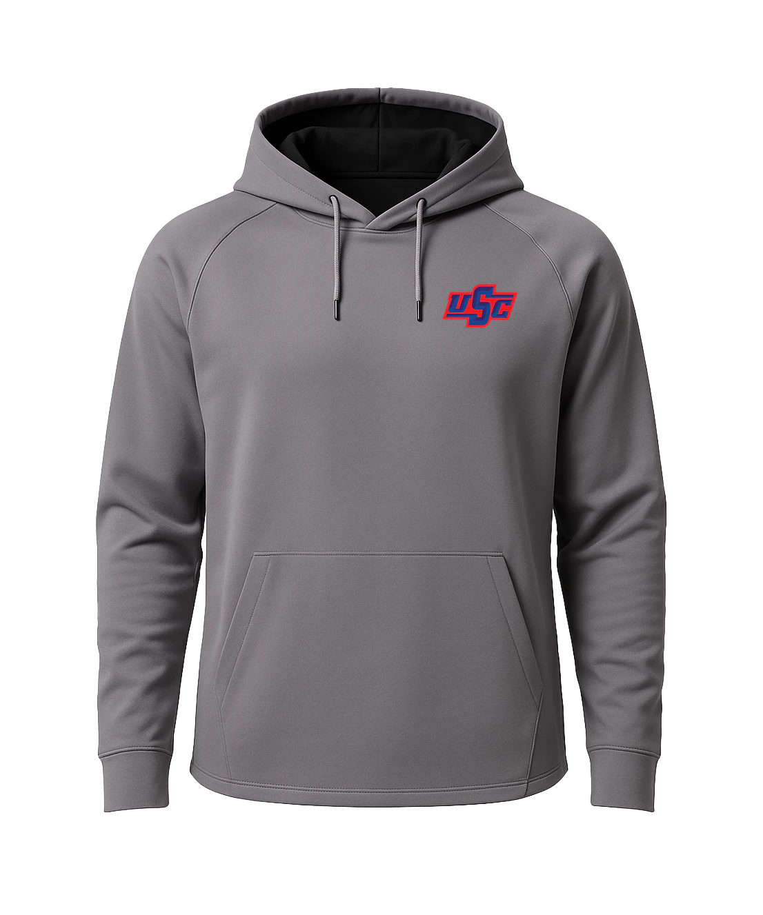Wells Baseball & Softball - Gray Hoodie - Left Chest