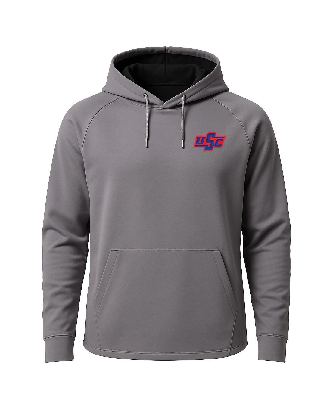 Wells Baseball & Softball - Gray Hoodie - Left Chest