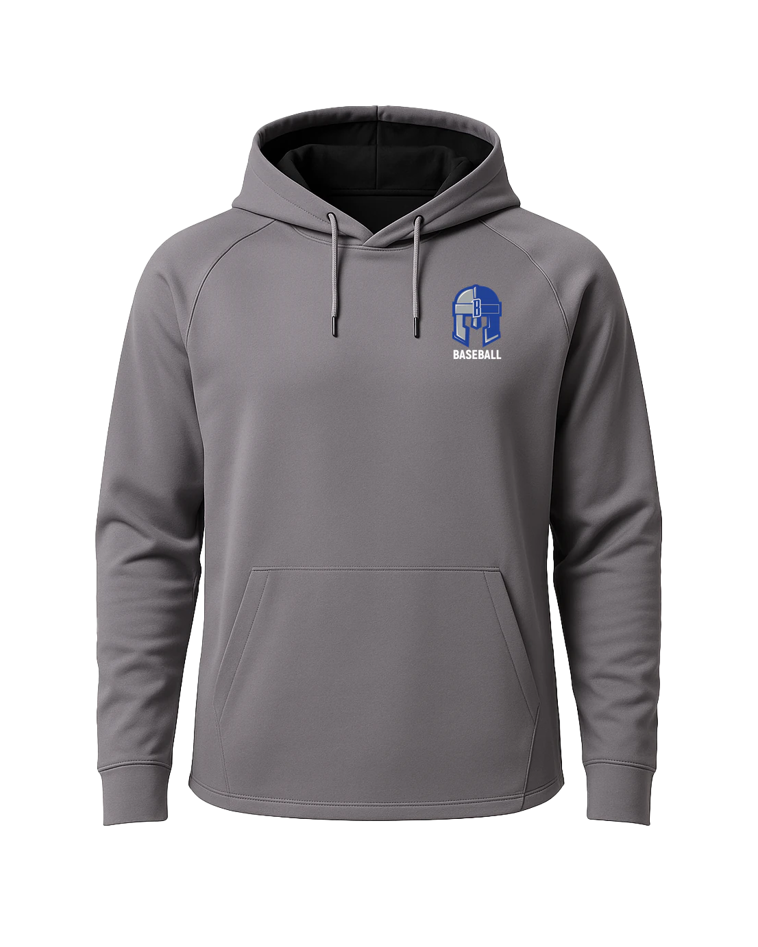 Brainerd Baseball - Gray Hoodie - Left Chest