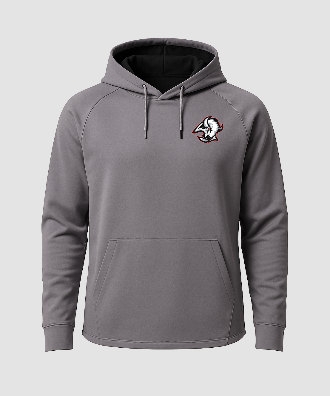 Testing 66 - Gray Hoodie - Left Chest
