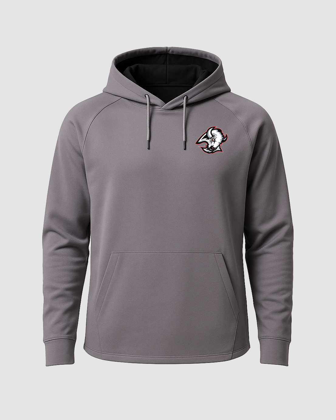 Testing 66 - Gray Hoodie - Left Chest